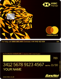 Lion Metal Card