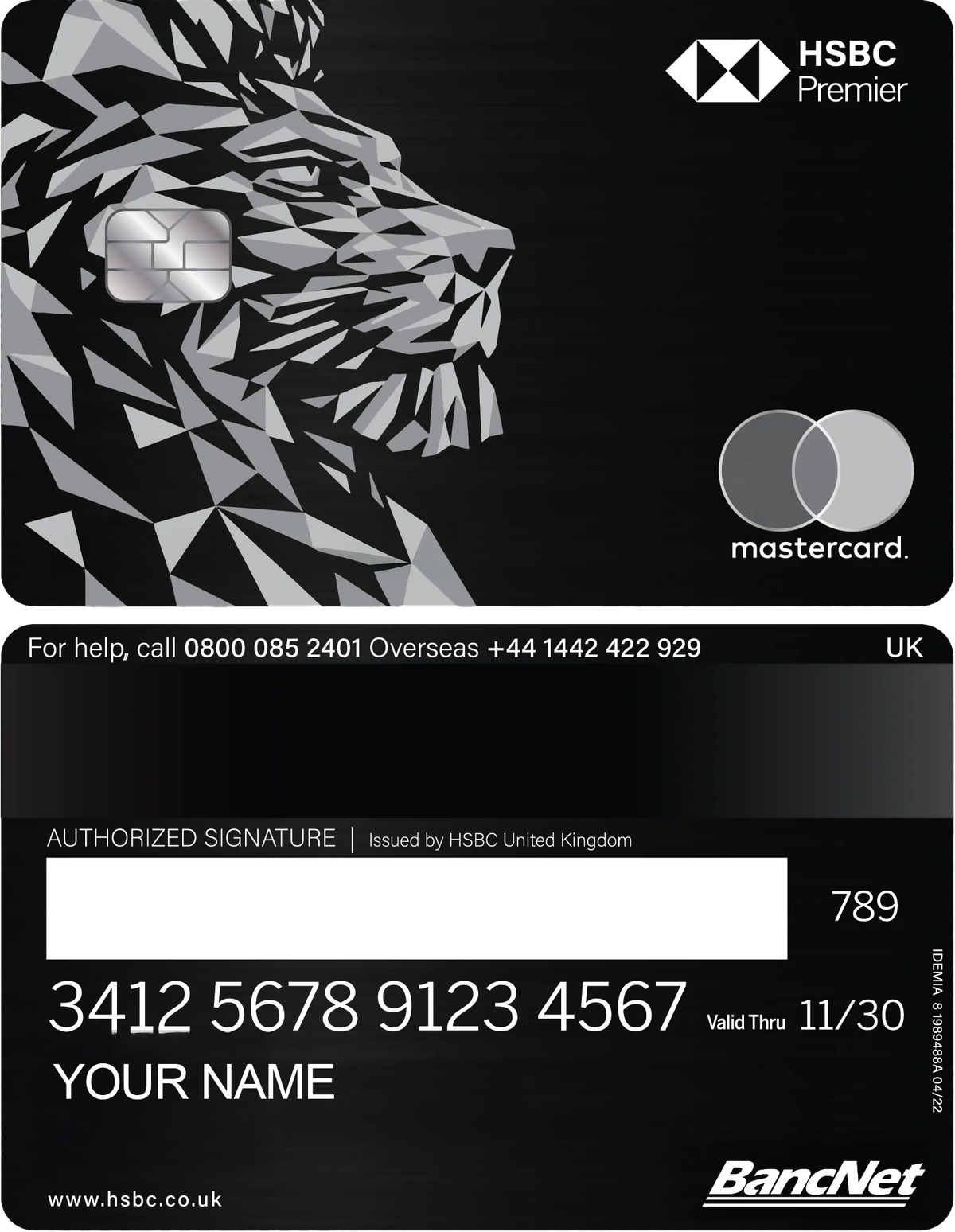 Lion Metal Card