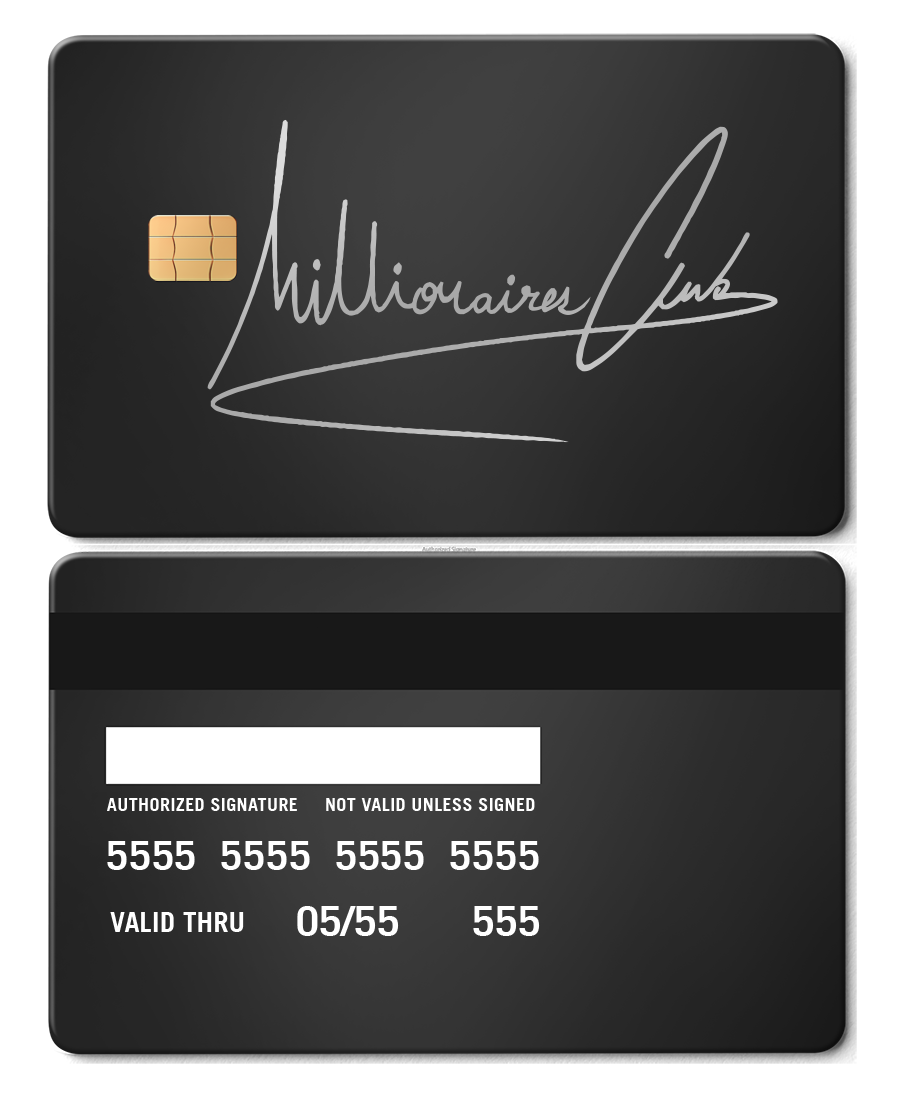 Millionaires Club Card