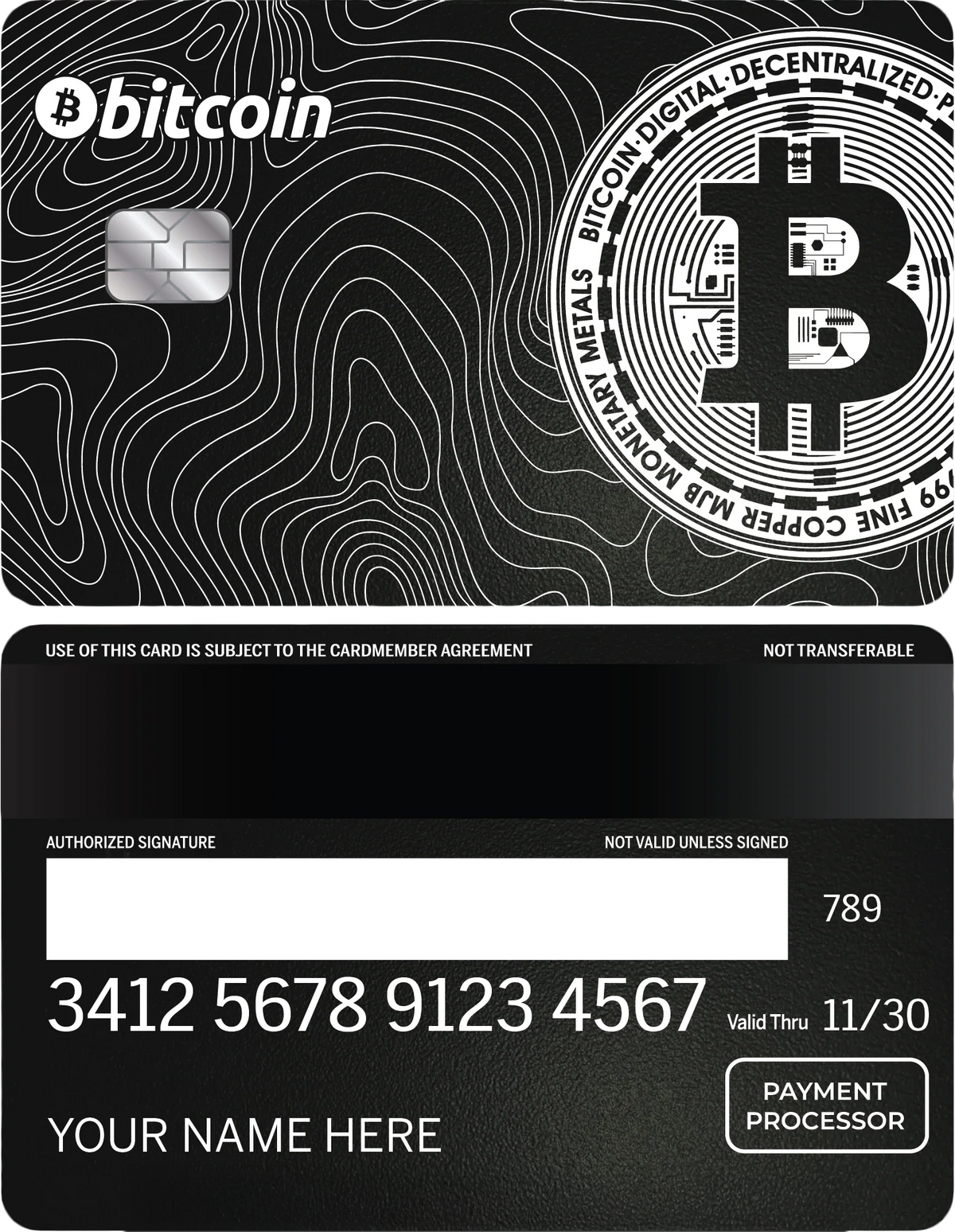 Bitcoin Enthusiast Card