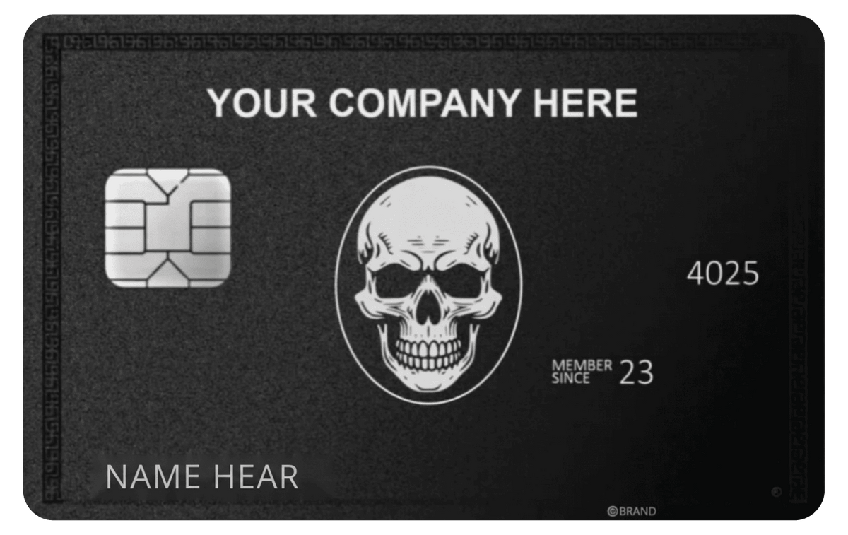 Classic Black Card